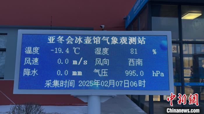 哈尔滨亚冬会气象保障精准护航高山滑雪与冰壶