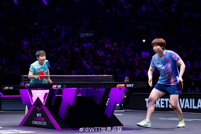 WTT重庆冠军赛女单四强出炉 蒯曼王艺迪携手晋级