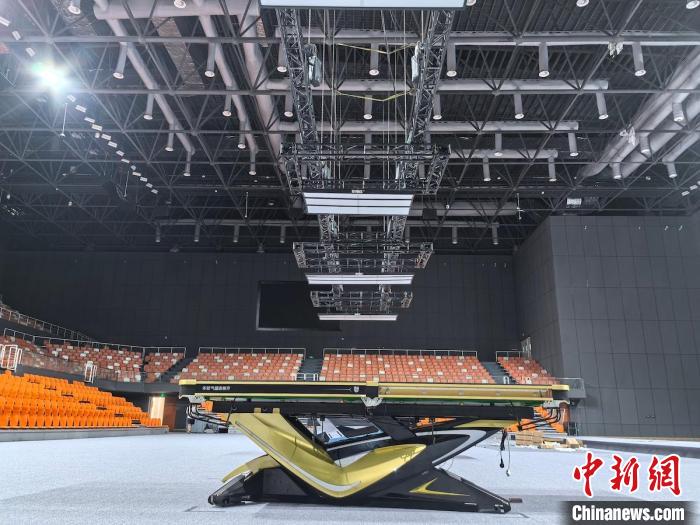 成都世运会台球赛场华丽变身 节俭办赛打造顶级