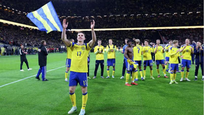 瑞典约克雷斯绝杀波兰，挺进世界杯正赛